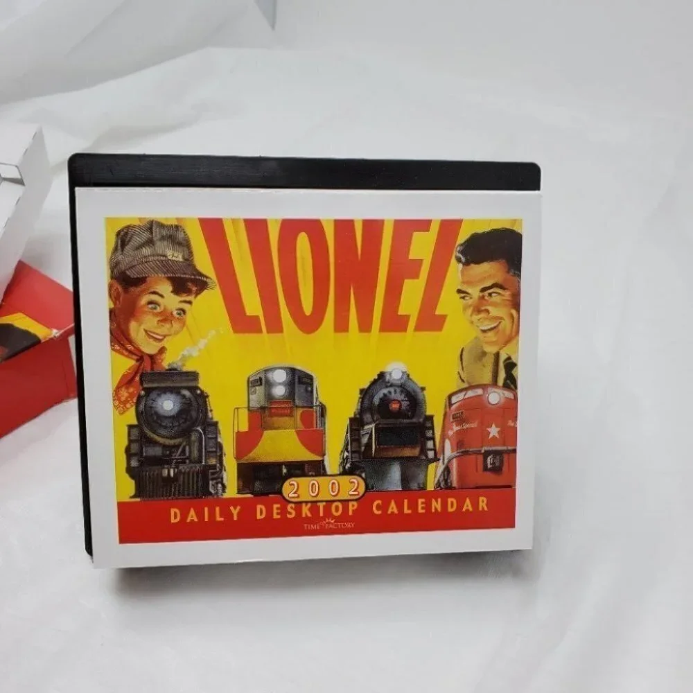 Time Factory Lionel Trains 2002 Desk Top Calender